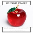 thumbnail image 4 of Crystal Glass Apples Decorations Artificial Fruit Gifts Sculpture Statue for Home Ornament Desktop Red, 4 of 6