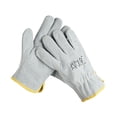 thumbnail image 3 of Glove de soldadura Firéngueo de cuero r de cuero do Reuning Kitchen Daddy regalo Gris, 3 of 8