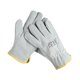thumbnail image 3 of Guantes de soldadura resistentes al fuego, guantes de trabajo profesionales con protección para las muñecas. Gris, 3 of 9