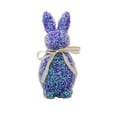 thumbnail image 2 of QuanTara Easter Bunny Decorations Outdoor, Purple Flocked Bunny Figurine for Garden Yard, Spring Easter Home & Party Decor, 5.9x2.75x2.75in, 2 of 6