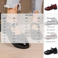 thumbnail image 3 of Women Patent Leather Bow Mary Jane Flat Shoes, Adjustable Metal Buckle Strap Low Block Heel Dress Shoes, Daily Walking, Work, Casual Party Outdoor, 3 of 9