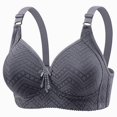 thumbnail image 4 of ALLLIST Women Bras Solid Wirefree Gray Bralette Comfy T Shirt Ladie's Bras Size S-XL, 4 of 4