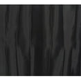 thumbnail image 3 of Black Extra Long Shower Curtain Polyester 12 Rings 79"L x 71"W, 3 of 5