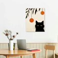 thumbnail image 2 of JRXY Mid-Century Boho Cats Posters Wall Art Prints,Abstract Boho Sun Bowls Black Cats Print Wall Art,Mediterranean Style Day and Night Cat Palm Leaves Animals Nature Illustrations Modern  16x20 in, 2 of 4