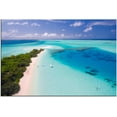 thumbnail image 5 of Sandy Beach Canvas Wall Artwork Blue Sky and White Clouds Seascape Print Painting for Bedroom Modern Scenery Wall Decoration for Bathroom Kids Room Classroom Office Ready to Hang [12''''Hx 18''''W], 5 of 6