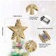 thumbnail image 2 of Árbol De Navidad Iluminado Con Proyector De Copo De Nieve Led Giratorio Copo De Nieve 3D Adorno Para Árbol De Nieve Para Decoraciones De Árbol De Navidad Yuarrent HA046526-01, 2 of 6