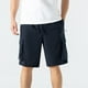 thumbnail image 1 of pstuiky Pantalones cortos para hombre, Pantalones cortos casuales de moda para hombre, sólidos, con cordón, cintura elástica y múltiples bolsillos Pantalones cortos cargo, 1 of 3
