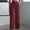 Wine plus size wide leg pants a1, variant on Cagogo Women Plus Size Wide Leg High Waisted Pants with Pockets Solid Elegant Office Long Trousers Business Casual Dressy Flowy Work Trousers, Wine S