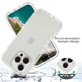 thumbnail image 5 of Decase Clear Case for iPhone 16 Pro Max, Built-in Screen Protector,Thin Slim Crystal Bilayer Bumper Shockproof Protective Case Cover for iPhone 16 Pro Max,Clear, 5 of 5