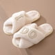 thumbnail image 4 of Zapatos Suaves Sin Cordones Casa Esponjosos Felpa Con Banda Cruzada para Mujeres Y Niñas, 4 of 9