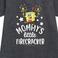 thumbnail image 2 of SpongeBob SquarePants - Mommy's Little Firecracker - Toddler And Youth Girls Fleece Dress, 2 of 5