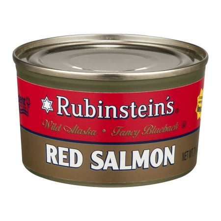 (2 Pack) Rubinstein's Wild Alaskan Red Salmon, 7.5