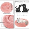 thumbnail image 4 of Nisrada Dog Bed & Cat Bed, Anti-Anxiety Puppy Bed Warming Cozy Round Soft Pet Bed, Machine Washable Calming Donut Bed, 4 of 6