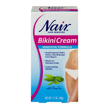 2 Pack Nair Hair Remover Bikini Cream With Green Tea Sensitive Formula 1.70oz