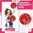 thumbnail image 2 of LINLIN 4 PCS Metallic Cheerleading Pom Pom for Team Spirit Sports Dance Cheering Kids Adults, 2 of 7