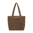 thumbnail image 2 of YiJuHui Large Tote Bag for Women, Waterproof Nylon Crossbody Shoulder Bag, Lightweight Casual Purse with Laptop Pocket, Spacious Work Commute Travel Everyday Carryall, 2 of 6