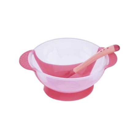 

Baby Anti-Slip Sucker Bowl Set Temperature Sensing Spoon Feeding Tools