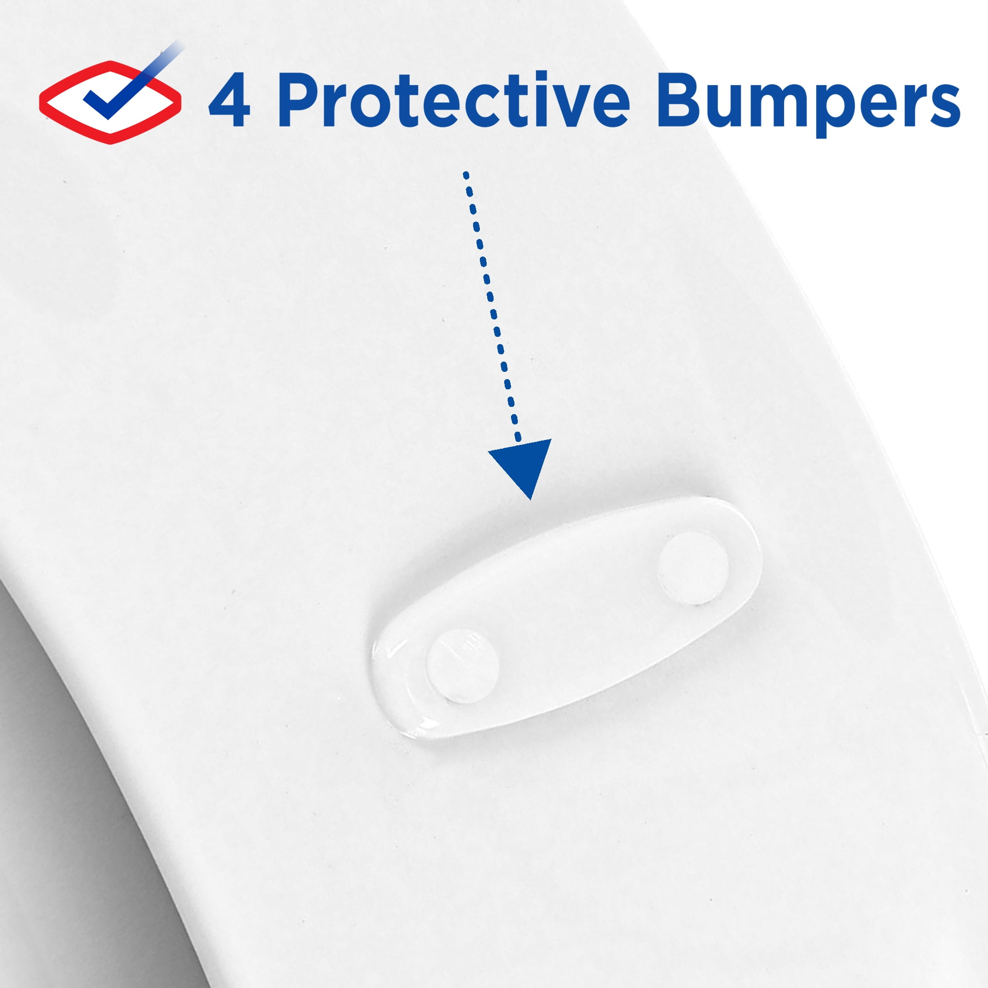 Clorox Antimicrobial Round Plastic Toilet Seat with Easy-off Hinges