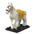 thumbnail image 1 of Caballero Medieval de venta única, caballos de guerra, lobos, osos de tigre, ciervo, dragón, Animal, juguete decorativo, bloque de construcción Moc, sillines de cuerda K039, 1 of 4