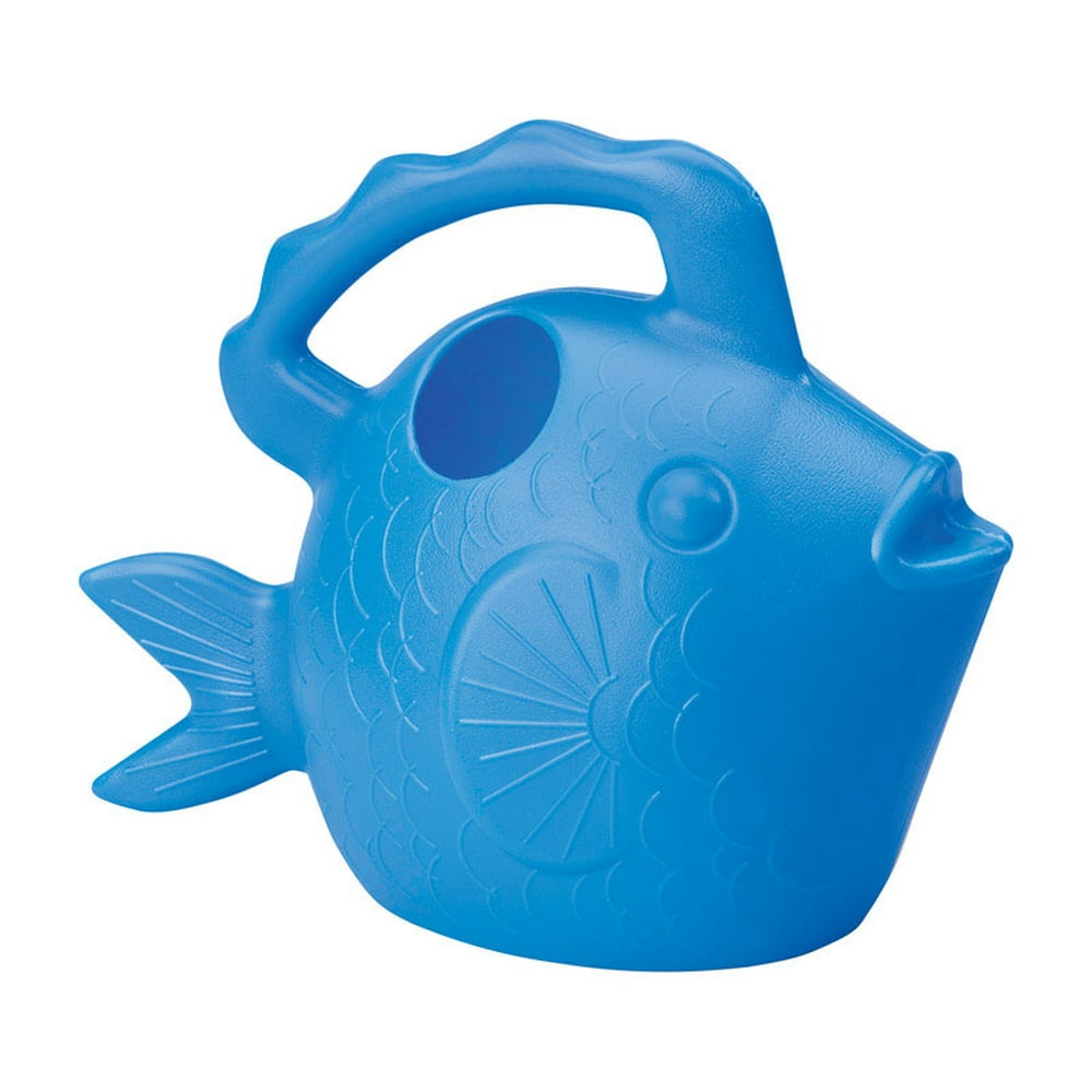 Novelty 30809 Plastic Fish Watering Can, Bright Blue, 1.5Gallon