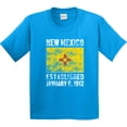 thumbnail image 3 of Inktastic Established January 6, 1912 New Mexico Flag Youth T-Shirt, 3 of 5