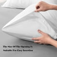 thumbnail image 5 of New Release,Fiber Pillow Core,Breathable Isolation Pillow with Yellow Cover,Oil-Proof and Hotel-Grade Protective Pillowcase Xmas Wrapping|polyester,White,Vsgery, 5 of 9