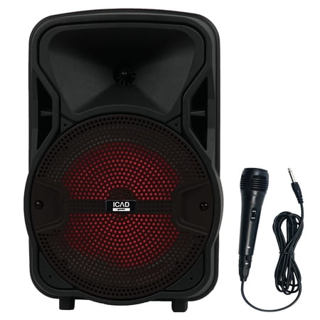 UPC: 0747705007520 | Gemini GSX-L208BTB 8-Inch Rechargeable Bluetooth Speaker