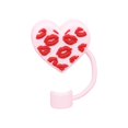 thumbnail image 7 of JHEHF Love Heart Straw Cover Cap for Valentine'S Day Decoration Reusable Drinking Straw Toppers with Handle Cute Straw Lids Protectors Party Decor 1PC, 7 of 7