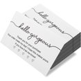 thumbnail image 5 of RXBC2011 Hello Gorgeous Card thank you for you purchase card Pack of 100, 5 of 6