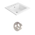 thumbnail image 1 of American Imaginations 30-in. W 3H8-in. Ceramic Top Set In White Color AI-20997, 1 of 1
