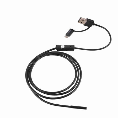 BIMZUC 3-in-1 Industrial Endoscope Borescope Inspection Camera IP67 Waterproof 7mm Lens 3.28 ft / 1 m