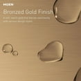 thumbnail image 4 of MOEN 84021BZG Ronan Single Hole Single-Handle Curved Bathroom Faucet in Bronzed Gold, 4 of 8