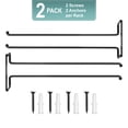 thumbnail image 5 of Sorbus Wall Mount Wine Rack Under Cabinet Wine Glass Holder - Set with 9 bottle holder & 2 Sets of Wine Glass Holder - Set of 2, 5 of 7