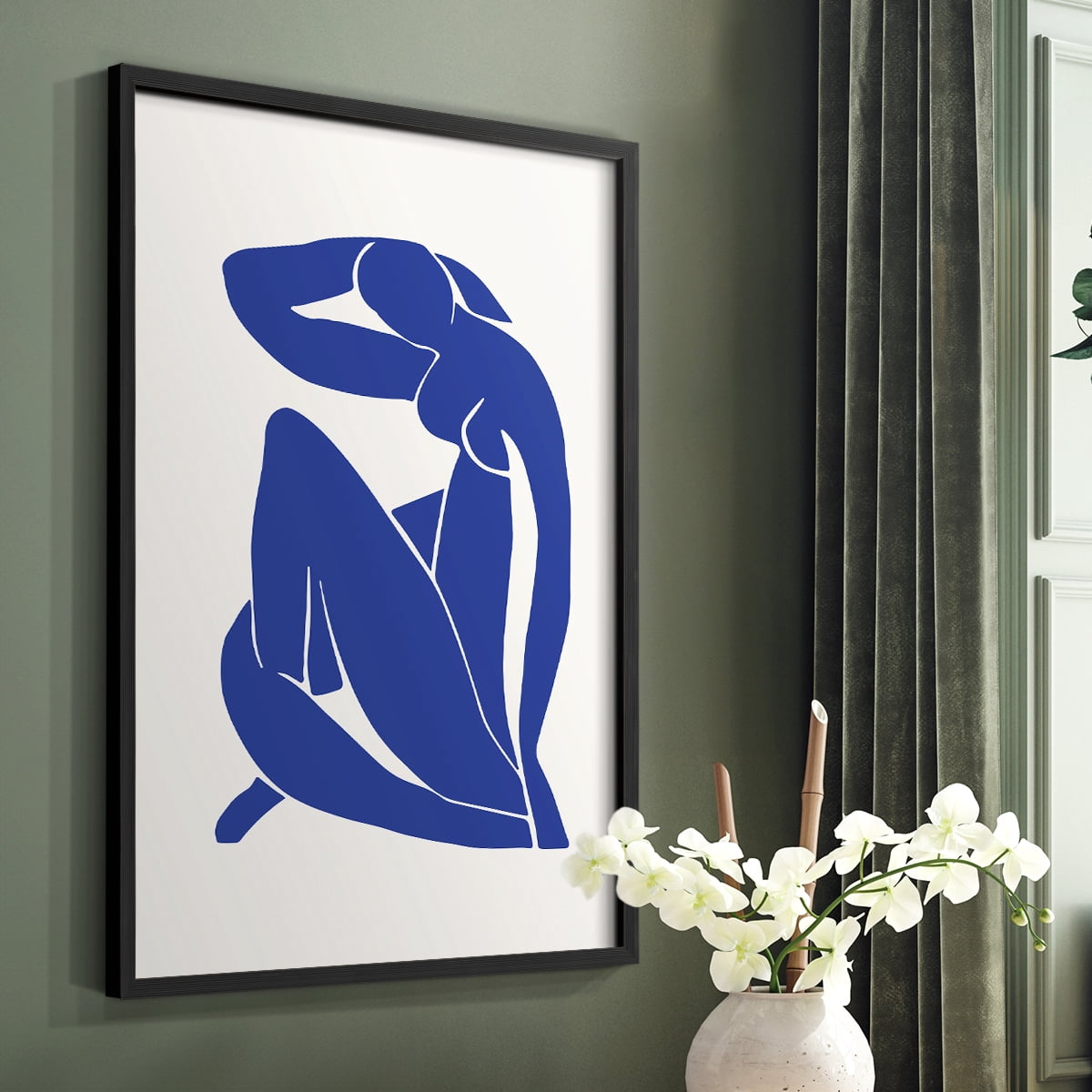 Matisse CXXXVII Framed Print in Black Solid Wood 8 x 10 Framed Print