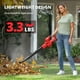 thumbnail image 4 of Soplador de hojas inalámbrico PowerSmart 20V 2.0Ah con batería y cargador, 4 of 7