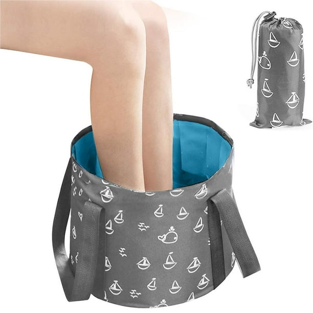 Collapsible Bucket for Soaking Feet Portable Travel Foot Bath Tub