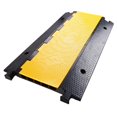 thumbnail image 1 of Yescom Cable Protector 5 Channel 44000lbs Capacity Protective Wire Cord Ramp Driveway Rubber Traffic Speed Bumps Indoor Outdoor Yescom Modern, 1 of 9