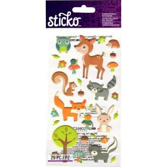 Sticko Stickers-Woodland Animals Stickers