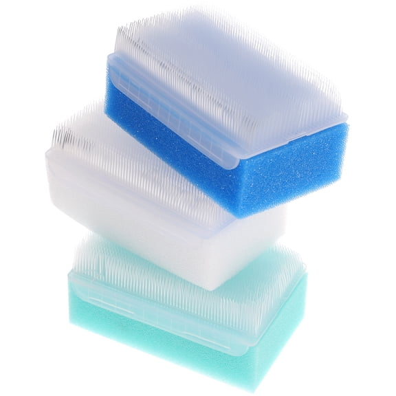 MUSEYA newborn sponges for bath Sponge Assorted Color 3Pcs