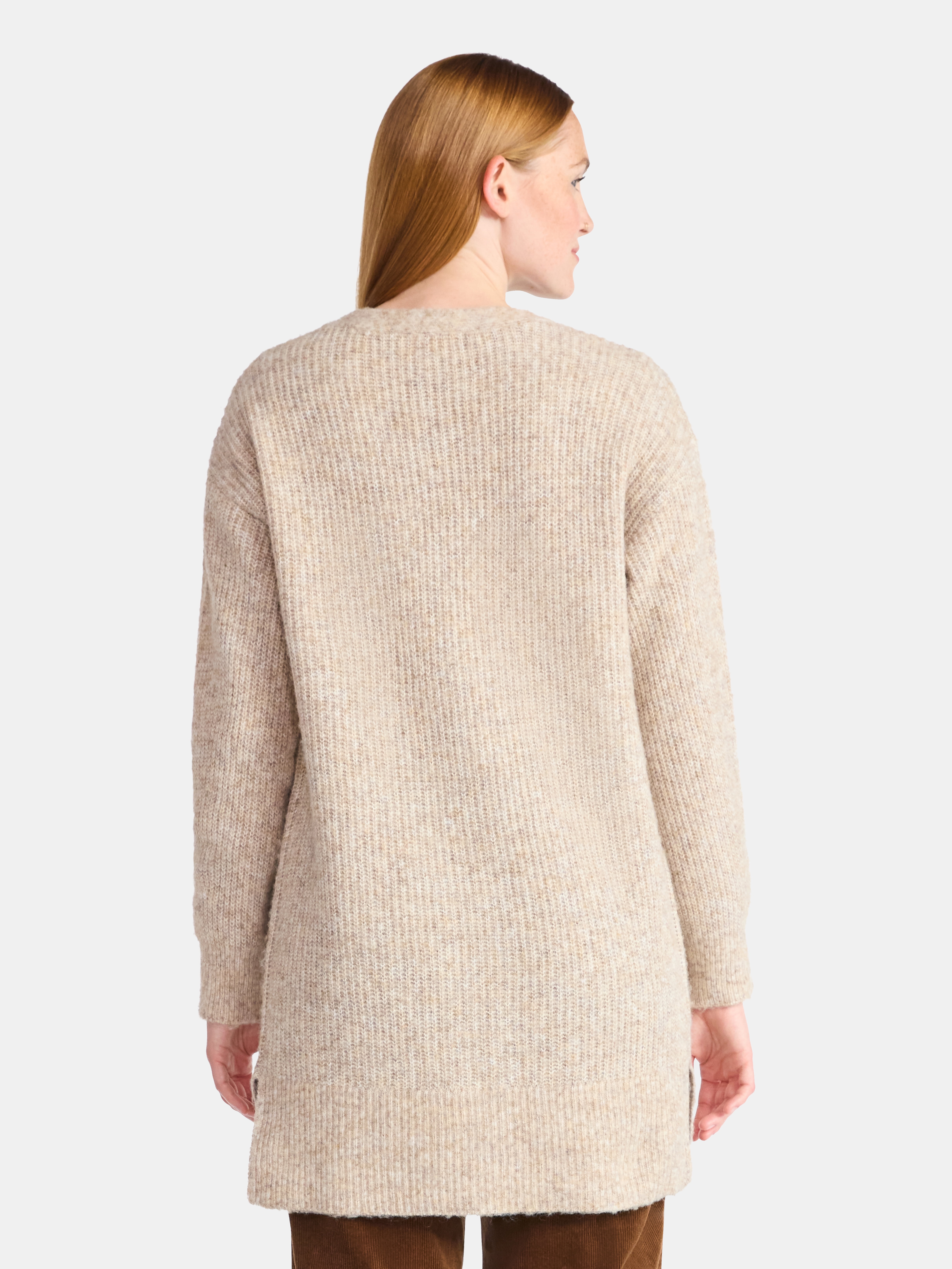 Time and Tru Women’s and Women’s Plus Super Soft Longline Cardigan Sweater, Lightweight, Size XS-4X