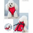 thumbnail image 3 of - Abrigo de invierno impermeable para perros con arnés, chaqueta impermeable para perros pequeños, medianos y grandes, para Labrador Chihuahua Bulldog francés (M) esquí esquí Gafas de esquí, 3 of 5