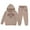 1-Khaki2658, variant on Tiijoy Toddler Girls Outfits Letter Print Pullover Hoodie Jogger Pants 2Pcs Set, Sizes 1-9