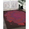 thumbnail image 2 of Ahgly Company Indoor Rectangle Patterned Burgundy Red Area Rugs, 7' x 10', 2 of 6