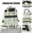 thumbnail image 3 of FORMRS Mini Backpack Purse for Women Travel Daypack Casual Shoulder Bag, Green Leafy Pattern, 3 of 7