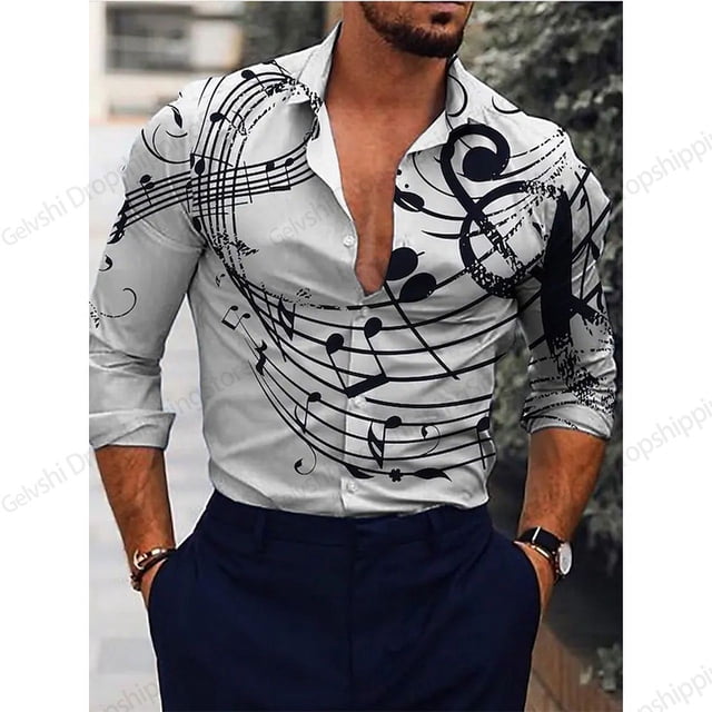 Camisas hawaianas de manga larga para hombre, camisa con gráficos geométricos, camisa de moda para hombre y mujer, blusa de playa, ropa para hombre, top con flores 2024