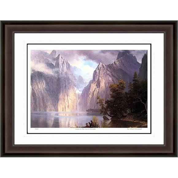Albert Bierstadt "Scene in the Sierra Nevada" Print - Hudson River School Ltd Ed
