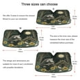 thumbnail image 5 of Qxltty Extra Large Possum Car Windshield Sunshades Foldable UV Rays Sun Visor Protector Keep Your Vehicle Cool 57×31.5in, 5 of 8