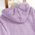 thumbnail image 6 of Meichang Womens Sherpa Fleece Hoodies Winter Soft Warm Fuzzy Pajama Pullovers Long Sleeve Loose Fit Casual Fluffy Hooded Sweatshirt with Pockets Loungewear, 6 of 9