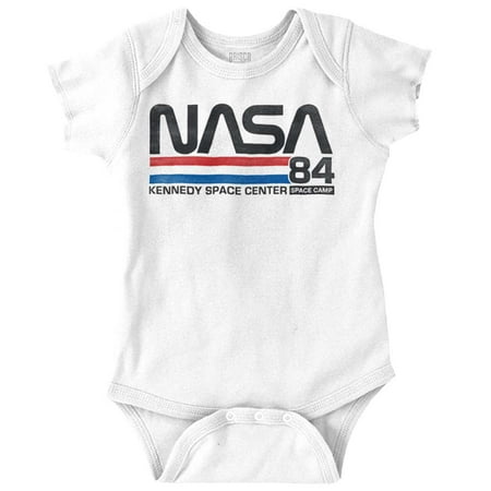 

Vintage NASA Kennedy Space Center Romper Boys or Girls Infant Baby Brisco Brands 12M