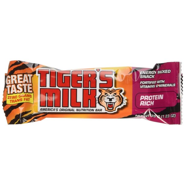 Tiger's Milk Nutrition Bar, , 6g Protein, 96 Ct